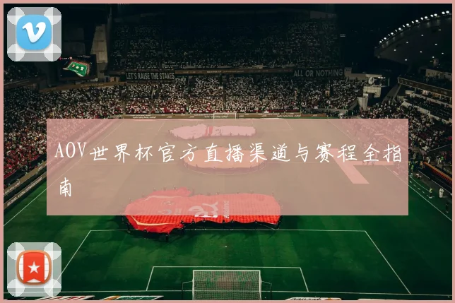 AOV世界杯官方直播渠道与赛程全指南