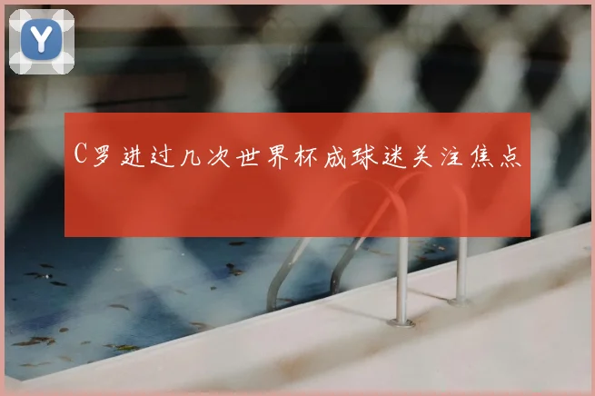 C罗进过几次世界杯成球迷关注焦点